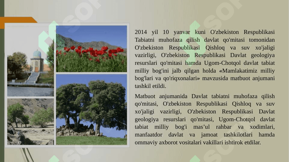 O’zbekistonning muhofaza etiladigan tabiy hududlari 2
