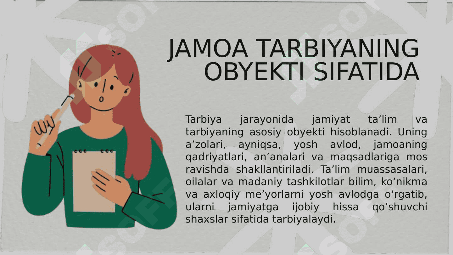 Jamoa tarbiya obekti va subekti sifatida 3