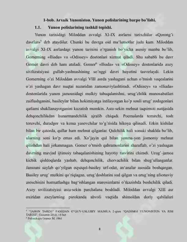 Polis muammosini o’rganish 8