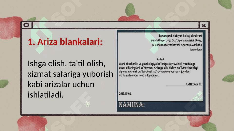 Blankalar – bosma ish qog`ozlari 3