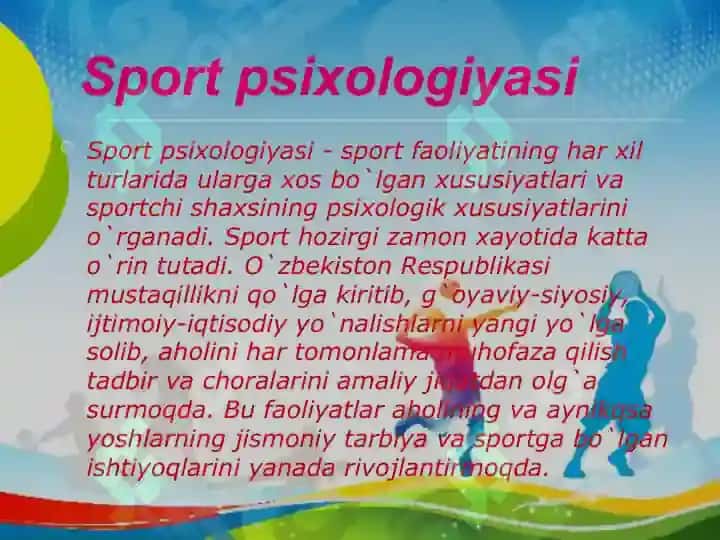 Sport faoliyatining psixologik jihatlari 3