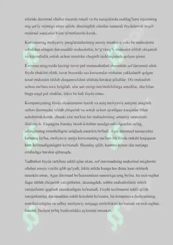 Foydaning ishlatilishini tahlili 4