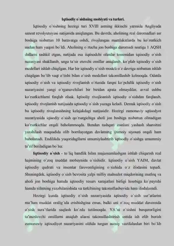 Davlatning iqtisodiy o’sishga ta’siri 2