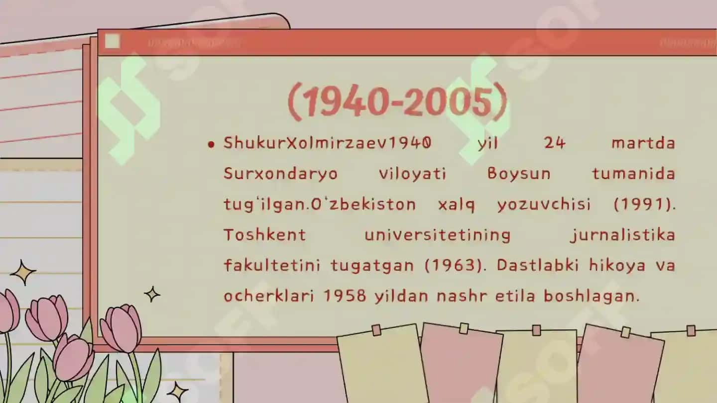 Shukur Xolmirzayev Hikoyalari 2