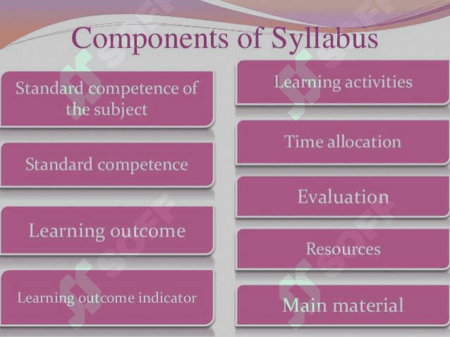 THE DIFFERENCE BETWEEN CURRICULUM AND SYLLABUS 4