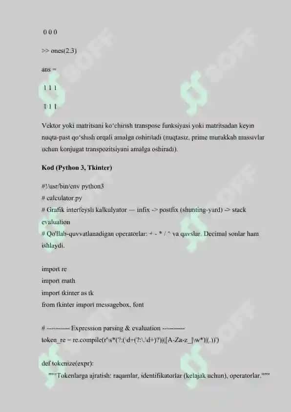 GRAFIK INTERFEYSLI KALKULYATOR YARATISH (STACK ORQALI IFODALARNI HISOBLASH) 2 8