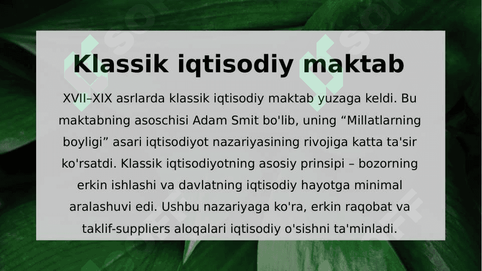 Hozirgi zamon iqtisodiy qarashlari evolutsiyasi 3