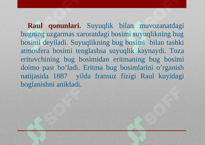 ERITMALAR KONSENTRASIYASINI IFODALASH 2
