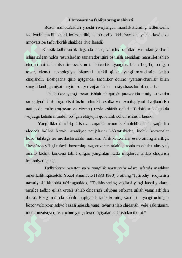 Kichik biznеsda innovatsion faoliyаt 2