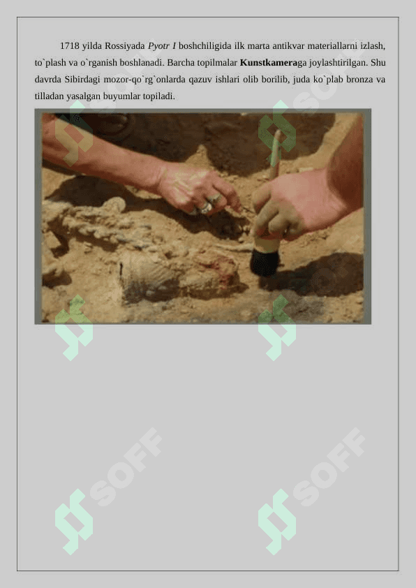 Arxeologiya fanini o’rganishning ahamiyati 24 6