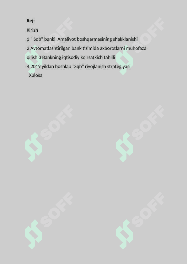 ''Sanoat qurilish banki'' amaliyot hisboti 2