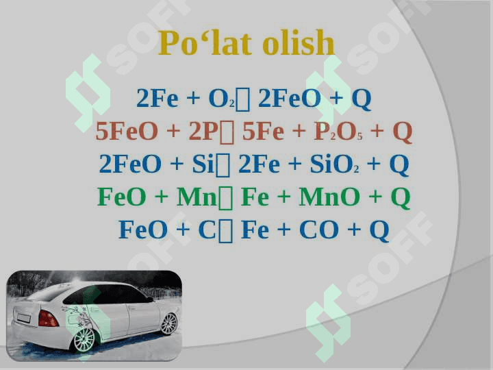 PO'LAT ISHLAB CHIQARISH. 3