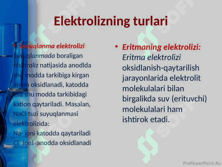 ELEKTROLIZ QONUNLARI. 5