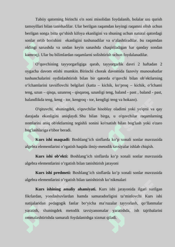 Son tushunchasini shakllantirish va boshlang’ich sinflarda ko’p xonali sonlarni tahlil qilish sxemasi 3