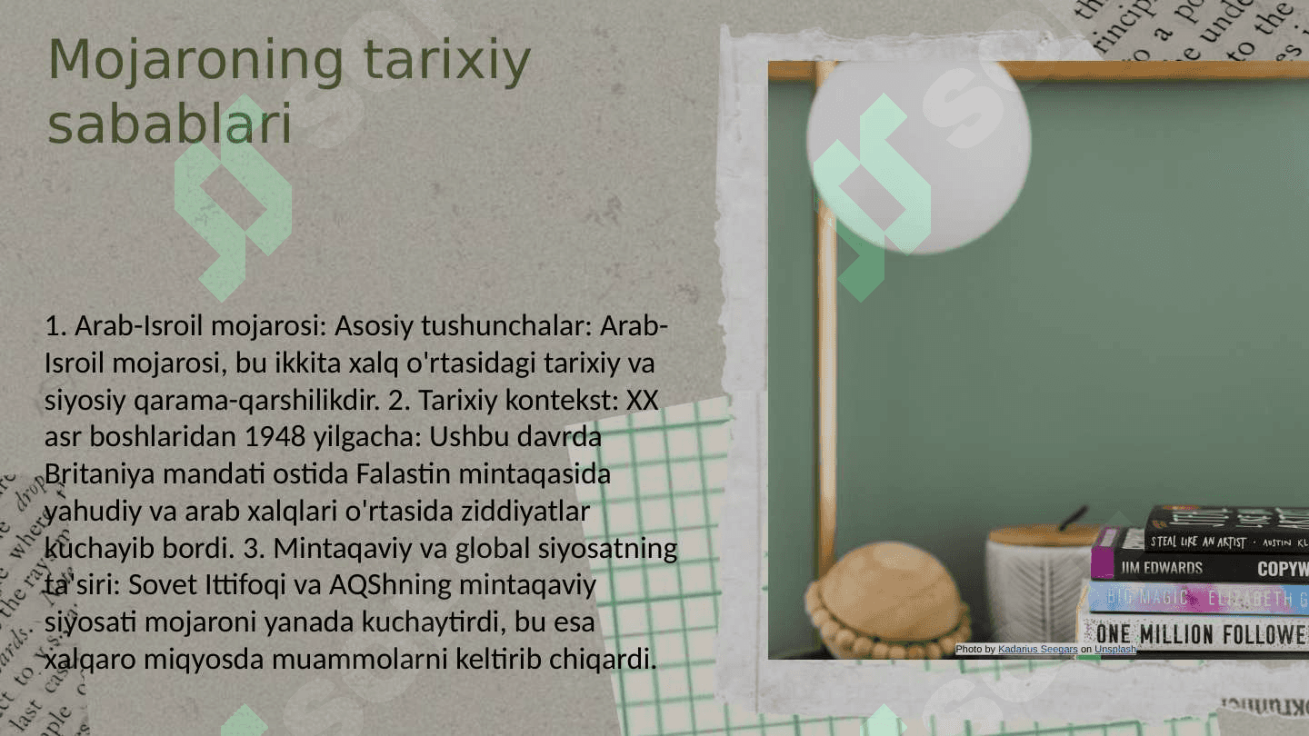 Arab Isroil majarosi va tarixi 3