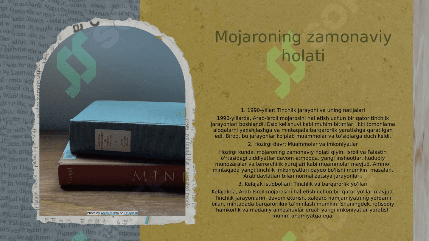 Arab Isroil majarosi va tarixi 7