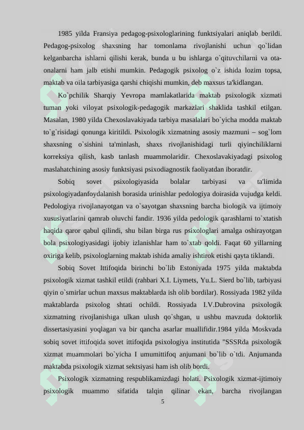 Istiqbolli reja.Tezkor reja.Maqsad qo'yish va ehtiyojlarni baholash boshqaruvining asosiy funksiyasi sifatida 5