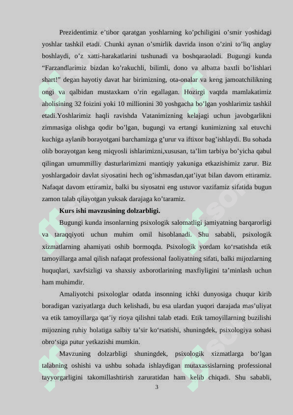 Amaliyotchi psixologning etikaviy tamoyillari, qamrab olgan norma va qoidalari 3