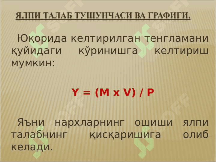 Ялпи талаб ВА ялпи таклиф  модели 7