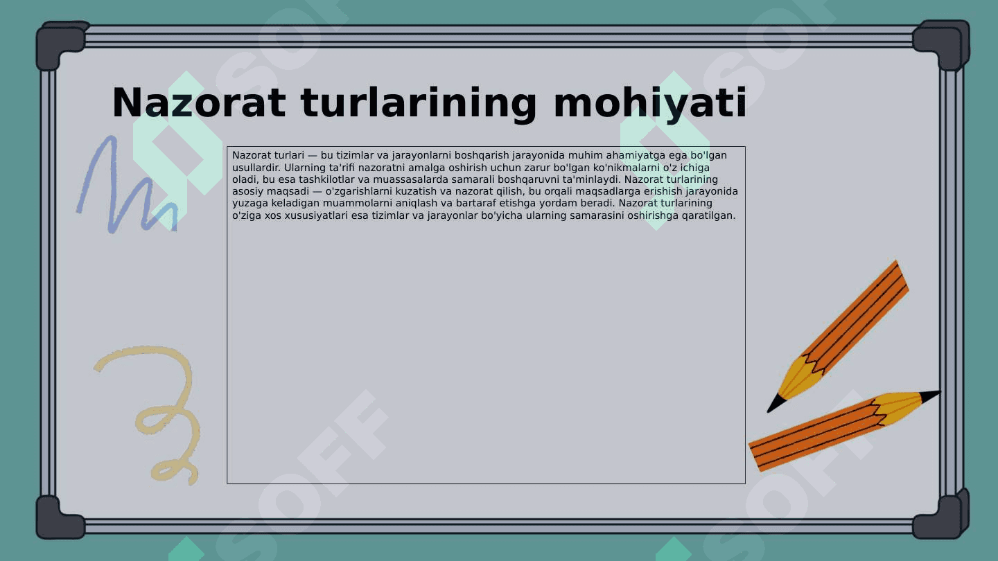 Nazorat trulari va shakllari, metodlari 3