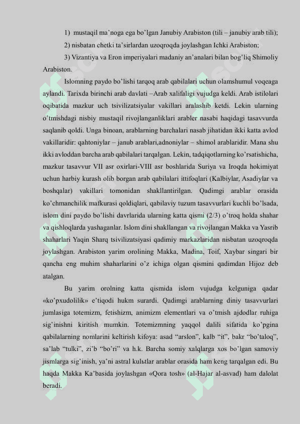 VI-XI ASRLARDA ARAB XALIFALIGI 8