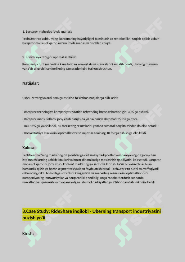 Marketing keys: Marketing strategiyasi #1 4