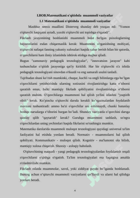 1-sinf matematika darslarda muammoli vaziyatlarni yaratish 4