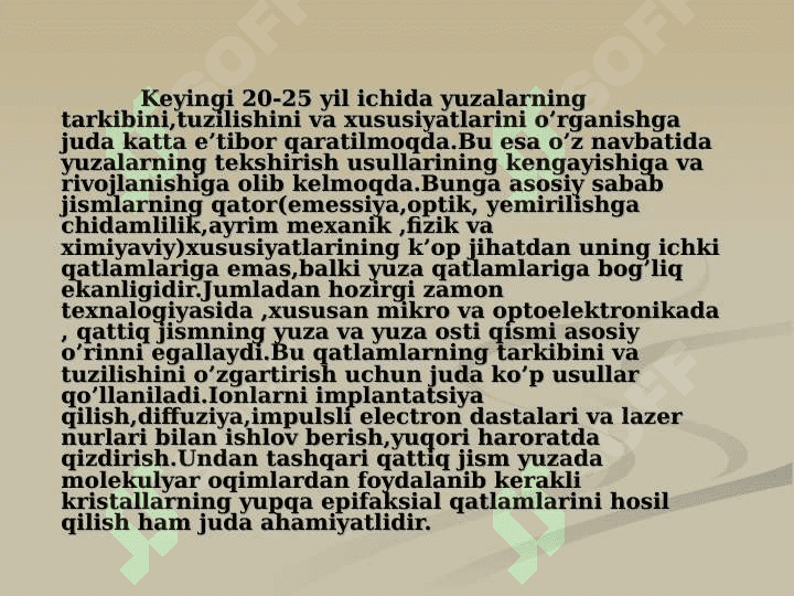 Fotoelektron qurilmalar va ularning turlari. Quyosh energiyasidan foydalanishda  fotoelementlarni o’rni. Quyosh energiyasidan foydalanishdagi asosiy muammolarREJA 2