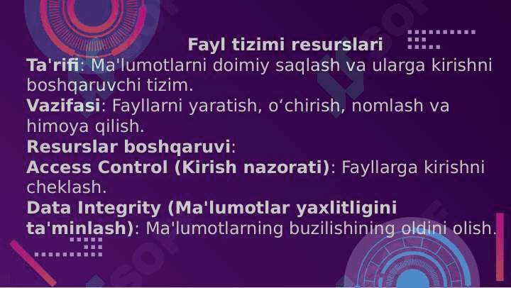 Resurslarni taqsimlash algoritmlari 5