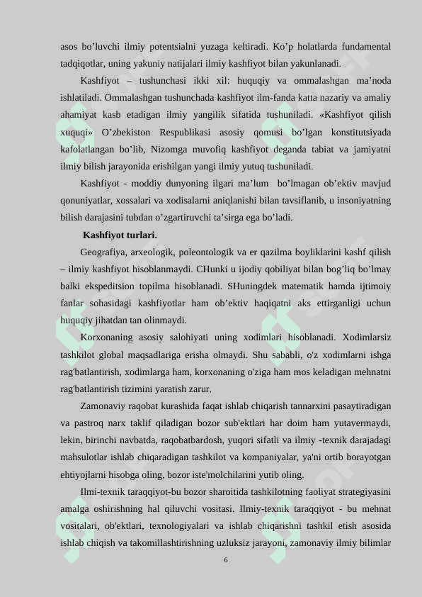 IXTIROCHILIK VA RATSIONALIZATORLIK FAOLIYATI 6