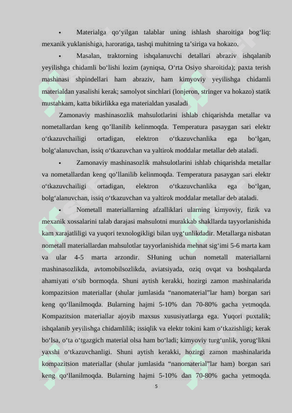 Konstruksion material  sifatida qurilishda mebel va durodgorlik buyimlarida sport buyimlarida musiqa asboblarida ruzgʻor asbob anjomlari ishlab chiqarishda buyimlarga xamashyo tanlashni o’rganish 5