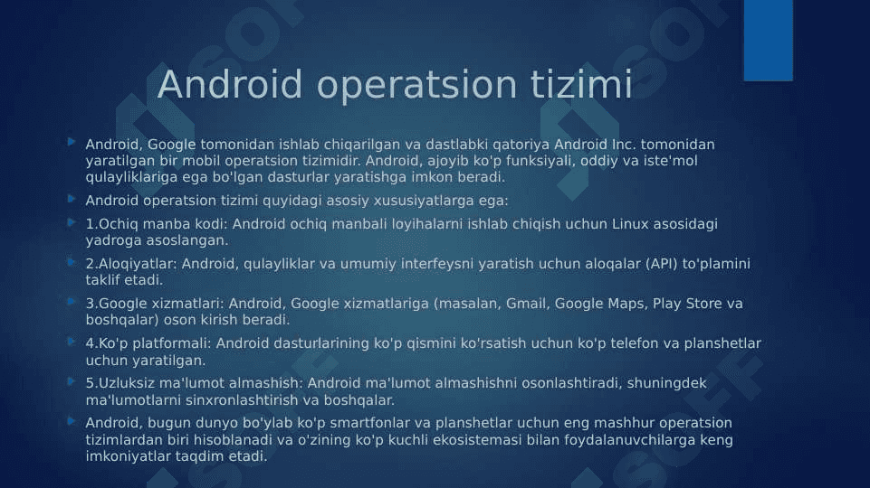 Operatsion tizim nima? 5