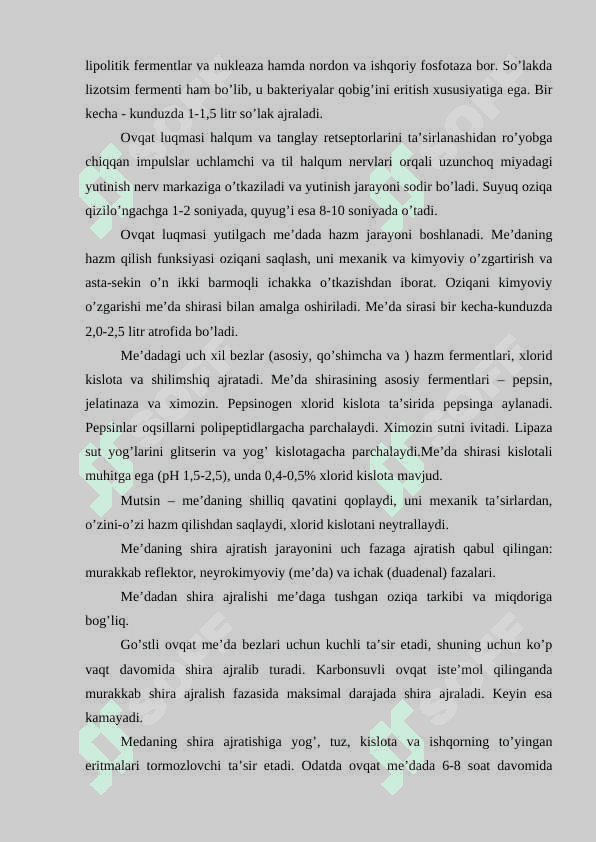 OVQAT HAZM QILISH FIZIOLOGIYASI 3