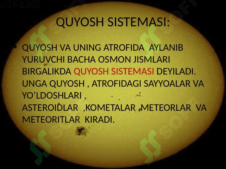 Quyosh sistemasidagi sayyoralar 4
