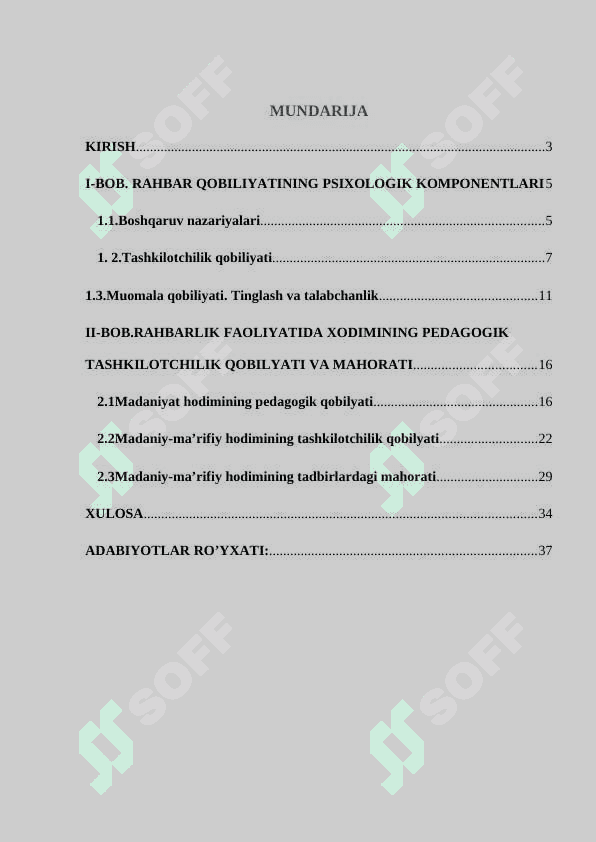 RAHBARLIK FAOLIYATIDA TASHKILOTCHILIK QOBILYATI. 2