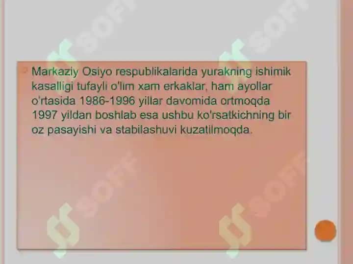 YURAK QON TOMIR KASALLIKLAR PROFILAKTIKASI 8