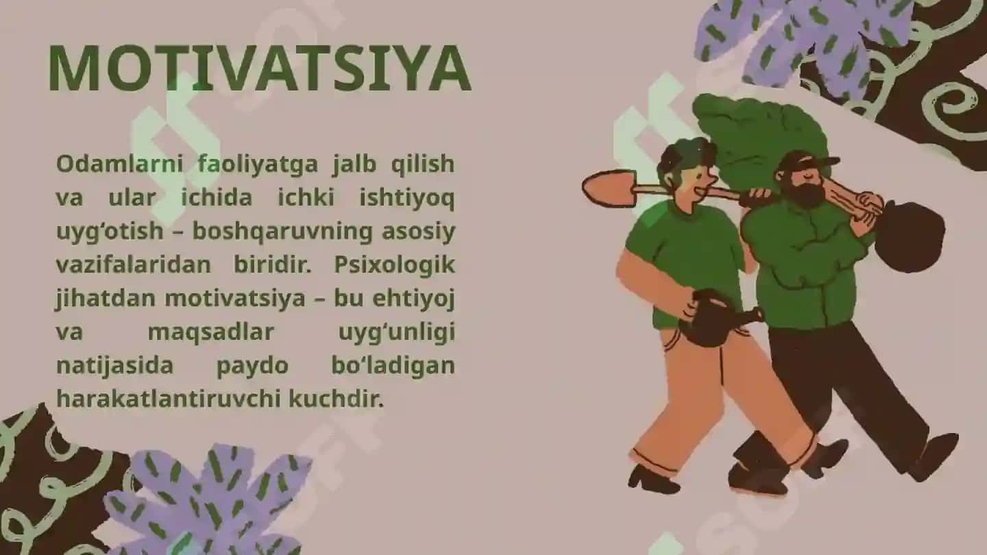 Menejment psixologiyasi: rahbarlik va liderlik 5