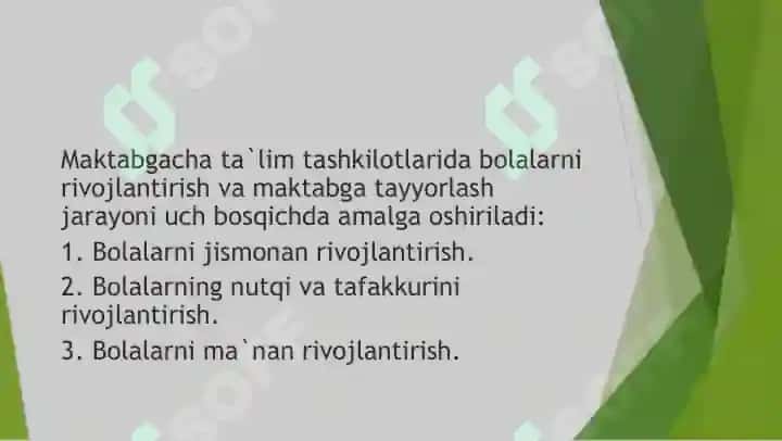 Bolalarni maktab ta’limiga tayyorlash shakllari va metodlari 7
