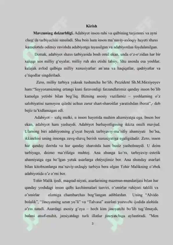 TOHIR MALIK ASARLARIDA O’SMIR RUHIYAT 3