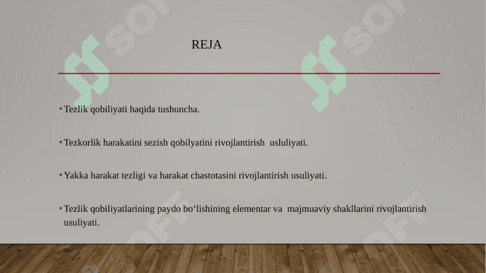 TEZKORLIK QOBILIYATINI  TARBIYALASH 2
