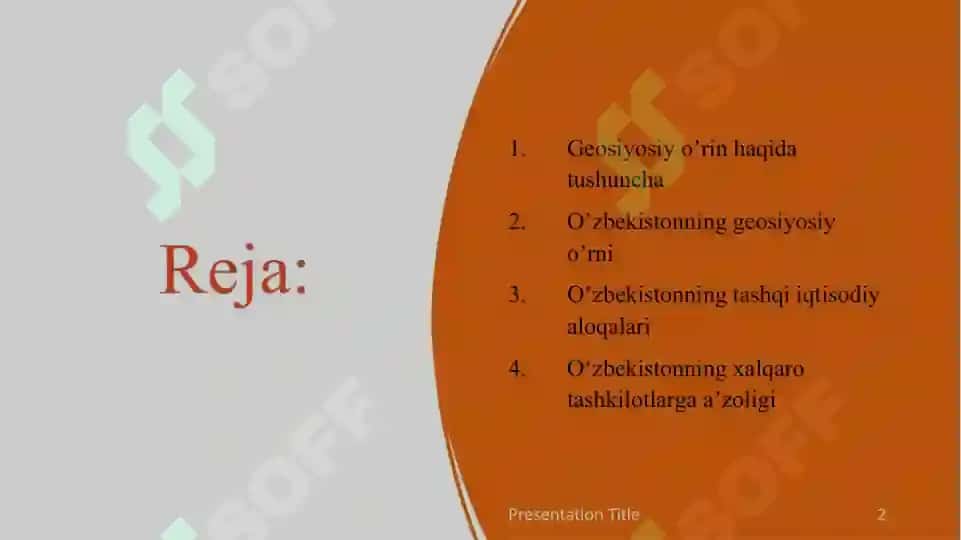 Oʼzbekiston Siyosiy Geografiyasi 2