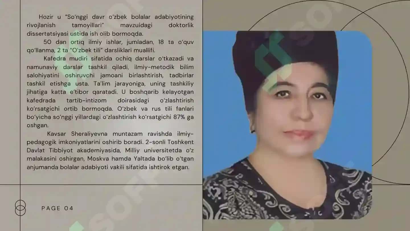 KAVSAR TURDIYEVA 4