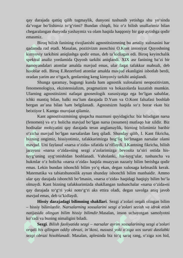 Bilish falsafasi (gnoseologiya) 5