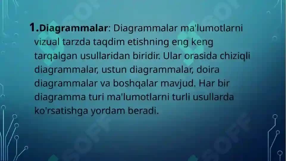 GRAFIK AXBOROTLAR BILAN ISHLASH TEXNALOGIYASI 8