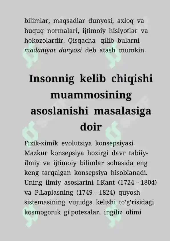 Insonda  biofizik  va  ijtimoiy  tomonlarning  o’zaro  nisbati va insonning kelib chiqish nazariyasi 3