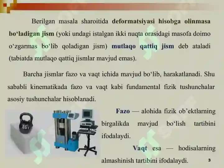 Moddiy nuqta kinematikasi 3