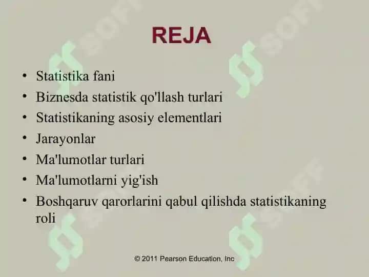 Amaliy statistikadan foydalangan holda ilmiy tadqiqotni tashkil etish. 2
