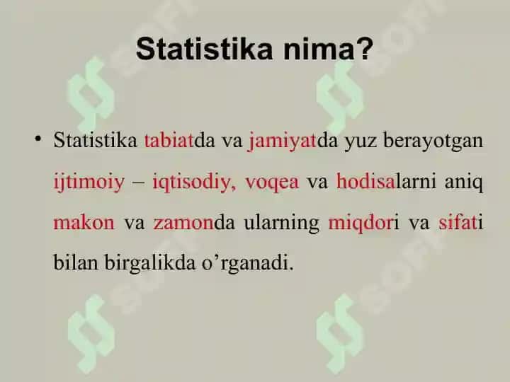 Amaliy statistikadan foydalangan holda ilmiy tadqiqotni tashkil etish. 3