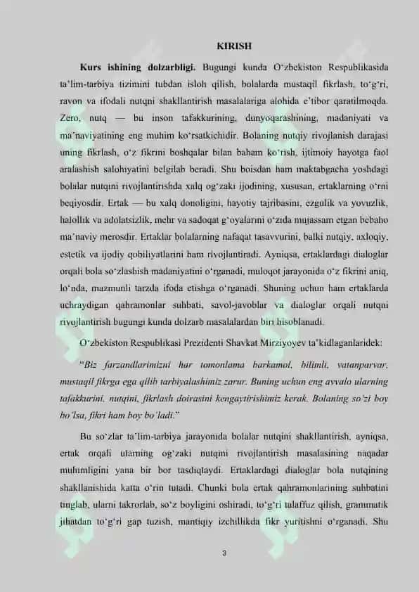 Ertaklarda dialoglarni o'rgatish orqali nutqni rivojlantirish. 3