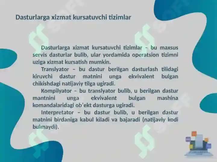 Berilganlar ilovalari bilan ishlash texnologiyalari 3